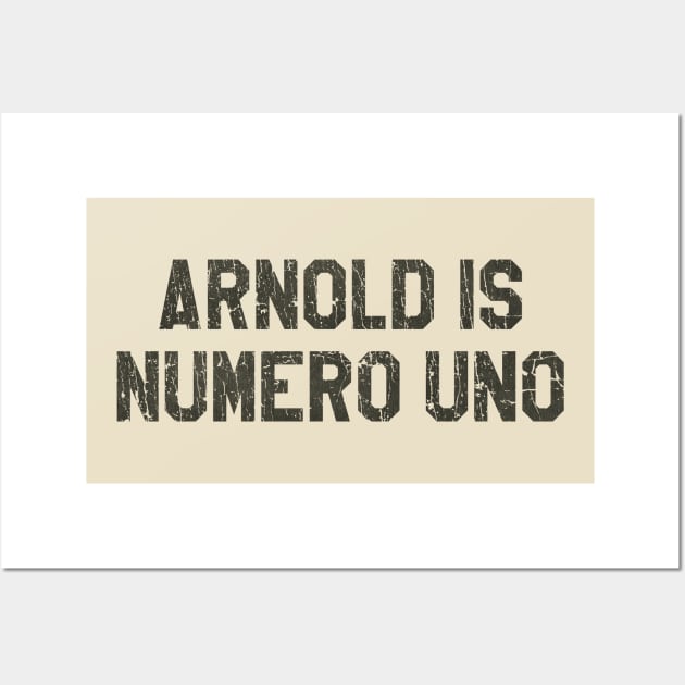 Arnold is Numero Uno 1975 Wall Art by JCD666